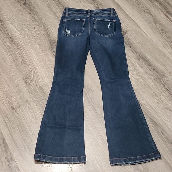 Maurices Rugged High Rise Flare Button Fly Jeans - Picture 6 of 6